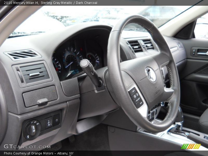 Sterling Gray Metallic / Dark Charcoal 2010 Mercury Milan I4
