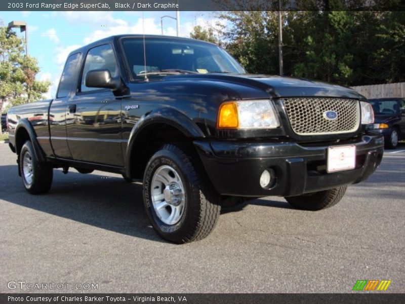 Black / Dark Graphite 2003 Ford Ranger Edge SuperCab