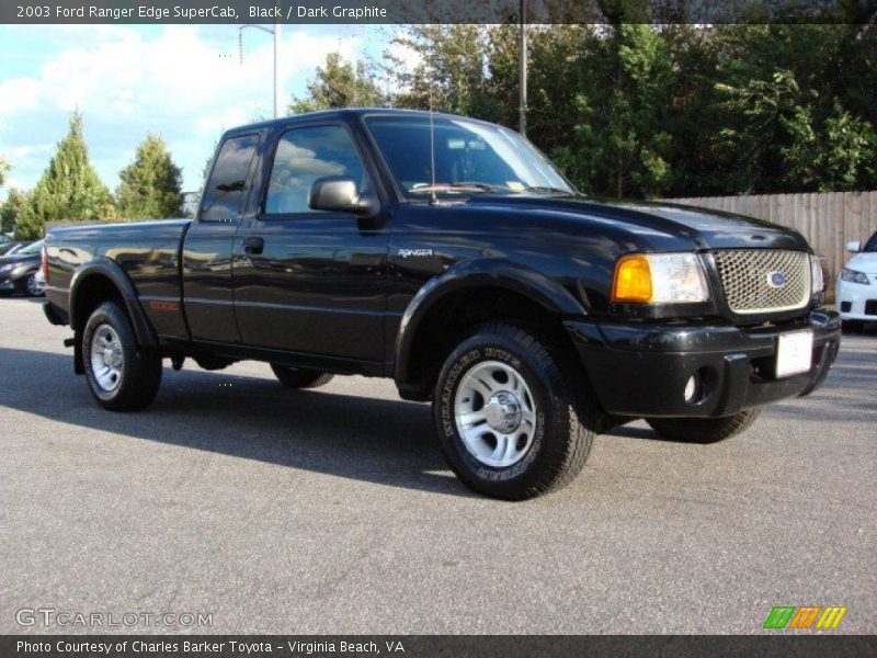 Black / Dark Graphite 2003 Ford Ranger Edge SuperCab