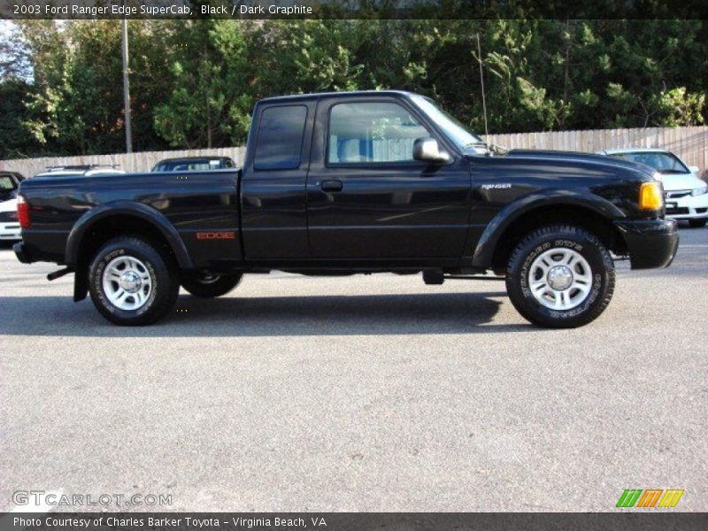 Black / Dark Graphite 2003 Ford Ranger Edge SuperCab