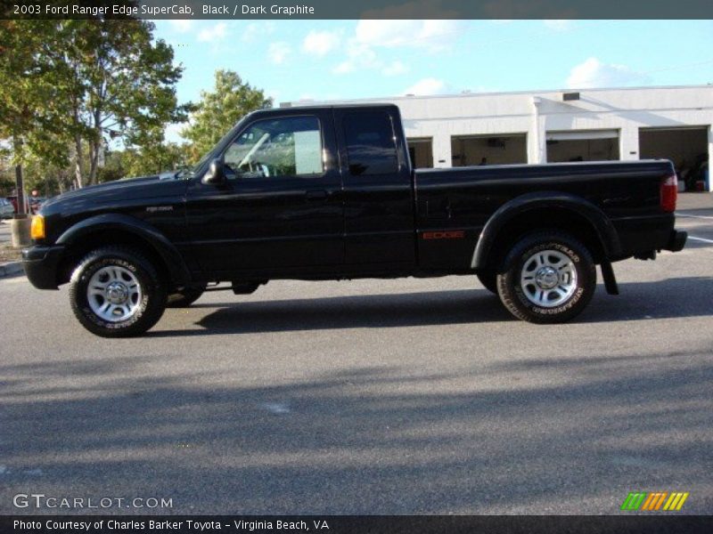 Black / Dark Graphite 2003 Ford Ranger Edge SuperCab
