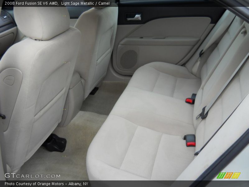 Light Sage Metallic / Camel 2008 Ford Fusion SE V6 AWD
