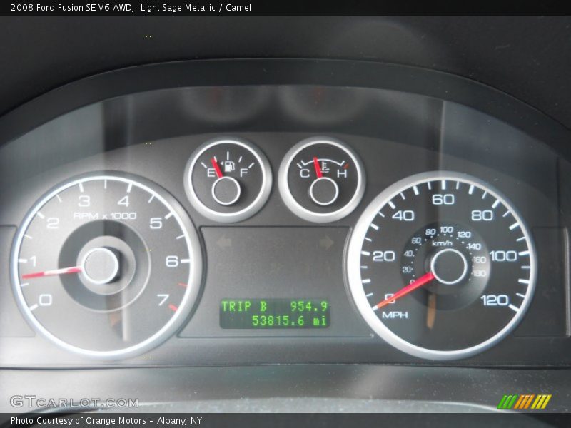  2008 Fusion SE V6 AWD SE V6 AWD Gauges