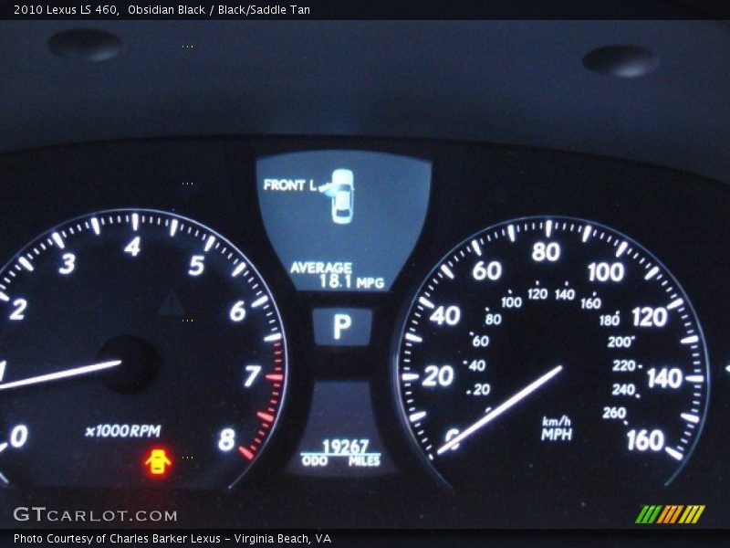 Obsidian Black / Black/Saddle Tan 2010 Lexus LS 460