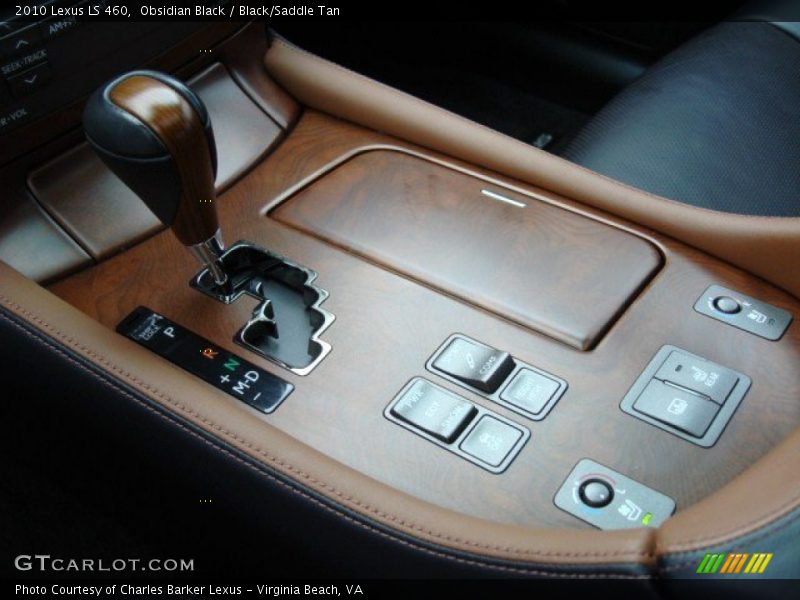 Obsidian Black / Black/Saddle Tan 2010 Lexus LS 460