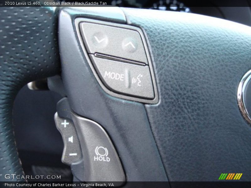 Obsidian Black / Black/Saddle Tan 2010 Lexus LS 460