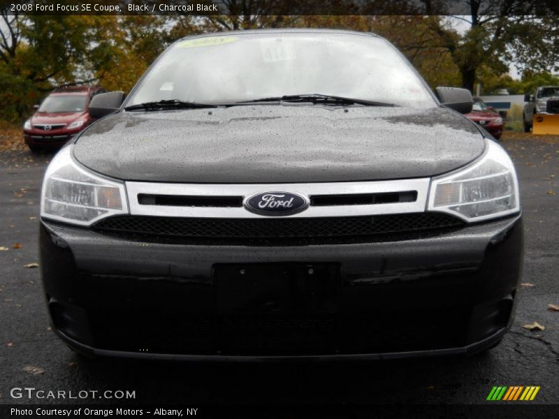 Black / Charcoal Black 2008 Ford Focus SE Coupe