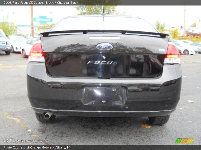 Black / Charcoal Black 2008 Ford Focus SE Coupe