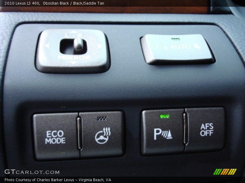 Obsidian Black / Black/Saddle Tan 2010 Lexus LS 460