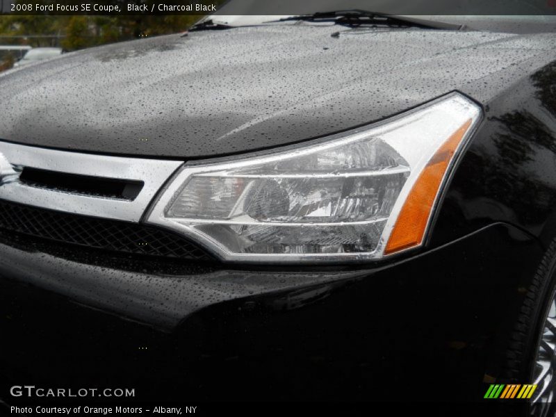 Black / Charcoal Black 2008 Ford Focus SE Coupe