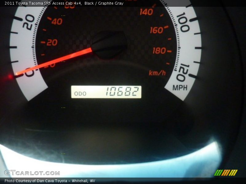 Black / Graphite Gray 2011 Toyota Tacoma SR5 Access Cab 4x4