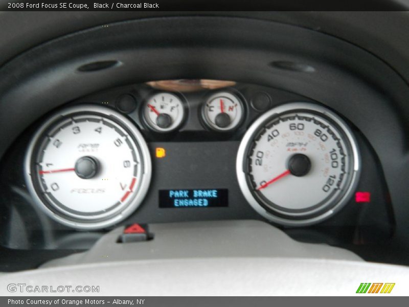 Black / Charcoal Black 2008 Ford Focus SE Coupe