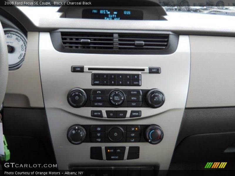 Black / Charcoal Black 2008 Ford Focus SE Coupe