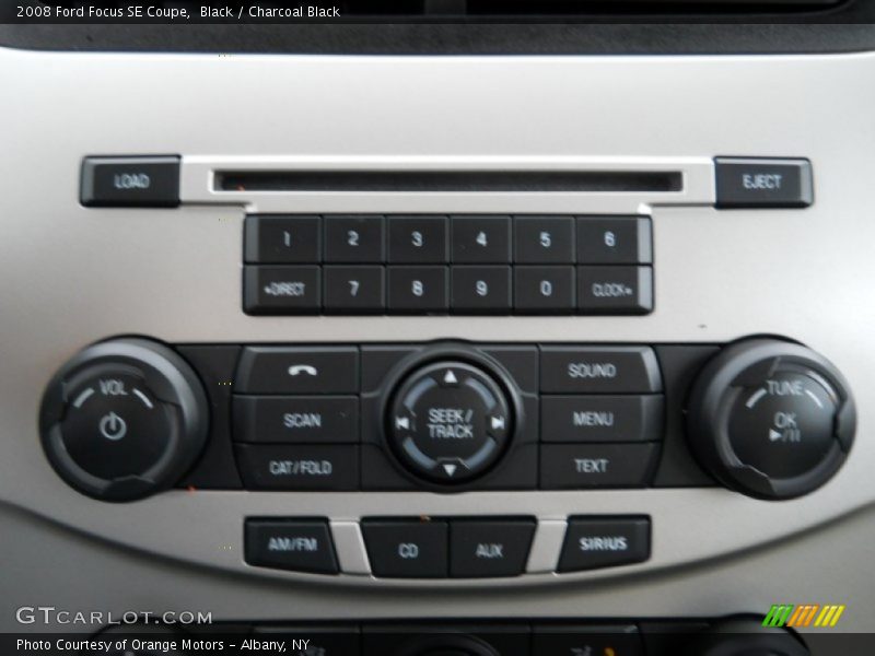 Black / Charcoal Black 2008 Ford Focus SE Coupe