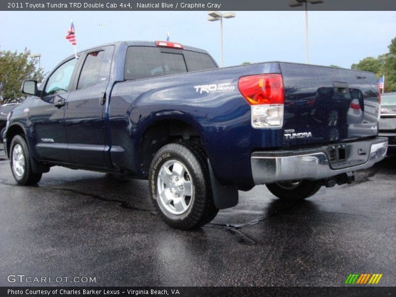 Nautical Blue / Graphite Gray 2011 Toyota Tundra TRD Double Cab 4x4