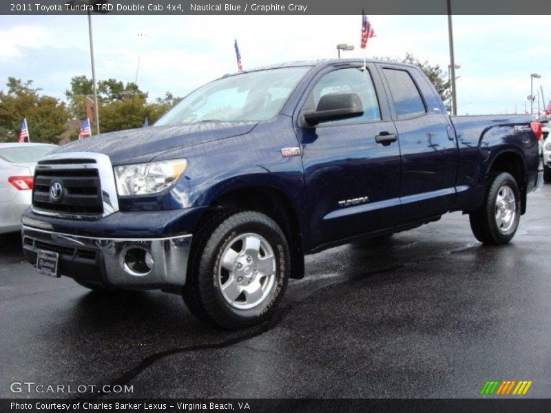 Nautical Blue / Graphite Gray 2011 Toyota Tundra TRD Double Cab 4x4