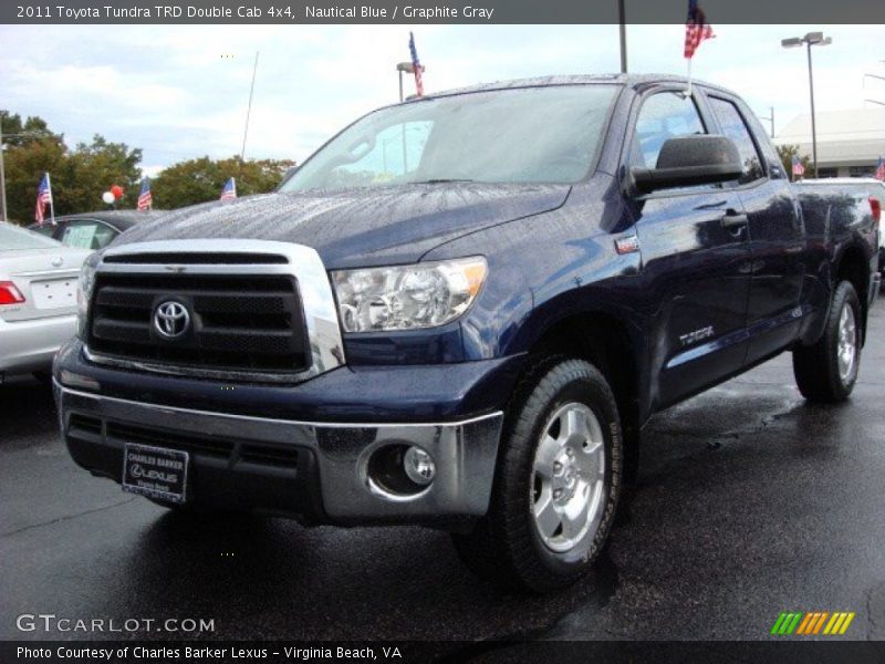 Nautical Blue / Graphite Gray 2011 Toyota Tundra TRD Double Cab 4x4