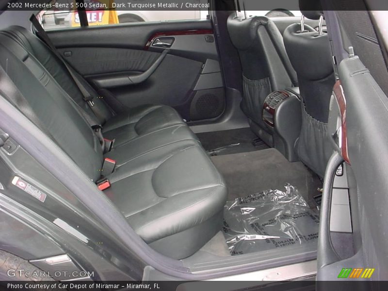 Dark Turquoise Metallic / Charcoal 2002 Mercedes-Benz S 500 Sedan