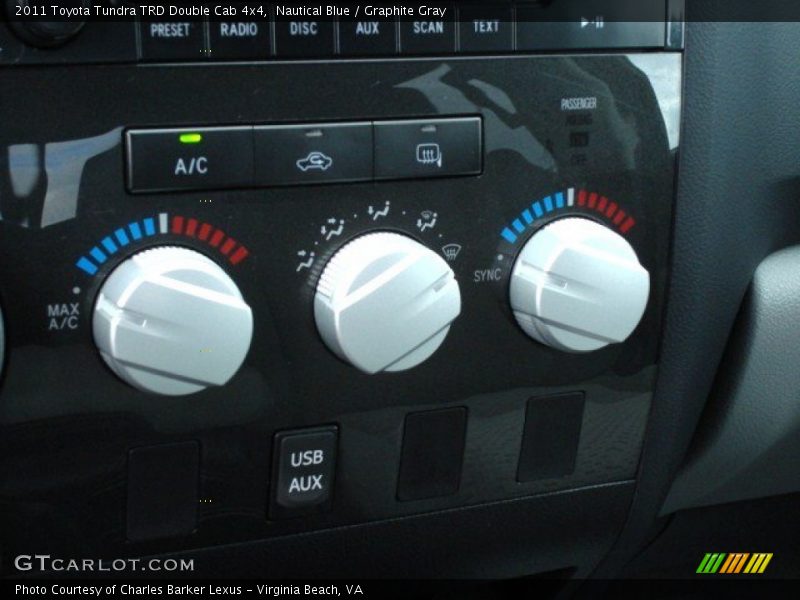 Nautical Blue / Graphite Gray 2011 Toyota Tundra TRD Double Cab 4x4