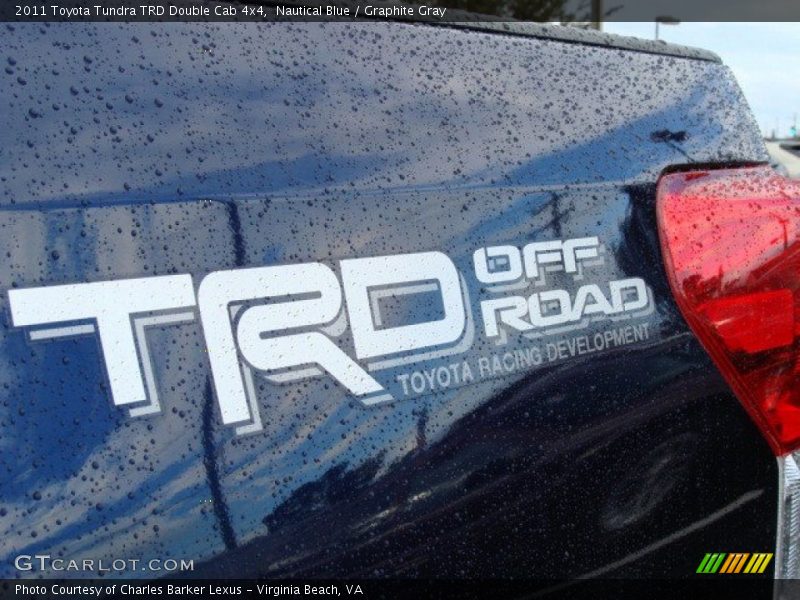 Nautical Blue / Graphite Gray 2011 Toyota Tundra TRD Double Cab 4x4