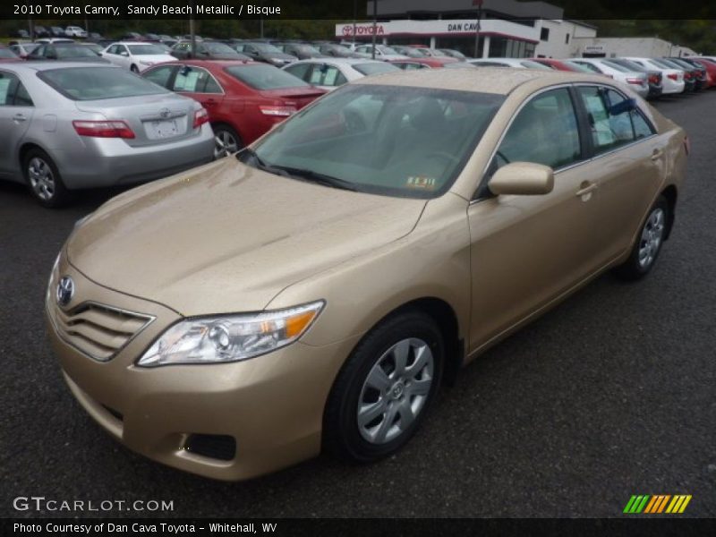 Sandy Beach Metallic / Bisque 2010 Toyota Camry