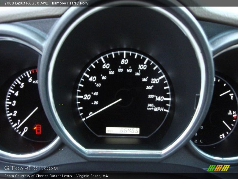 Bamboo Pearl / Ivory 2008 Lexus RX 350 AWD