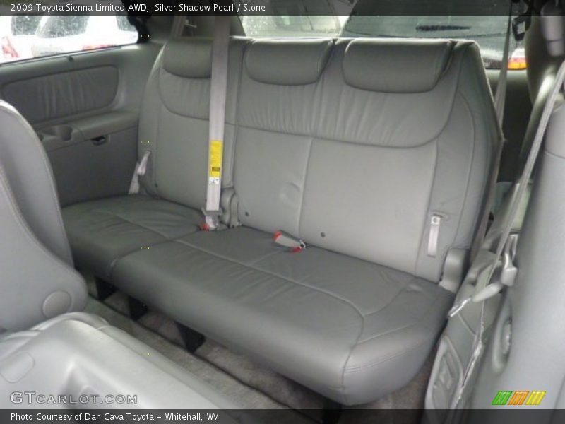 Silver Shadow Pearl / Stone 2009 Toyota Sienna Limited AWD