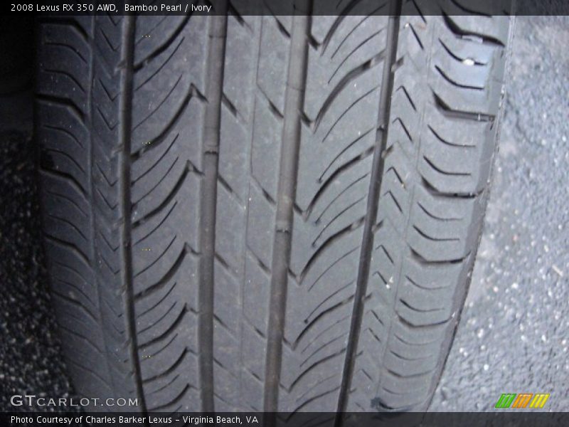 Bamboo Pearl / Ivory 2008 Lexus RX 350 AWD