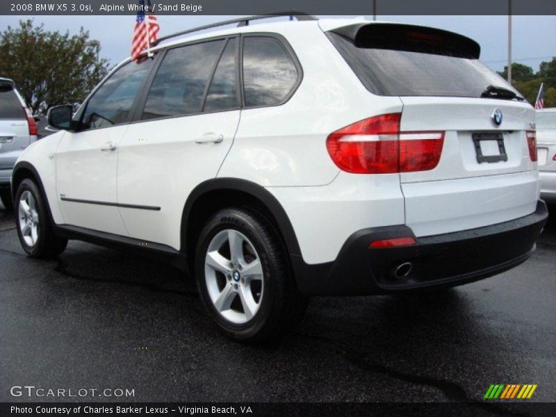 Alpine White / Sand Beige 2008 BMW X5 3.0si