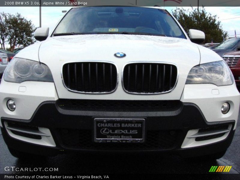 Alpine White / Sand Beige 2008 BMW X5 3.0si