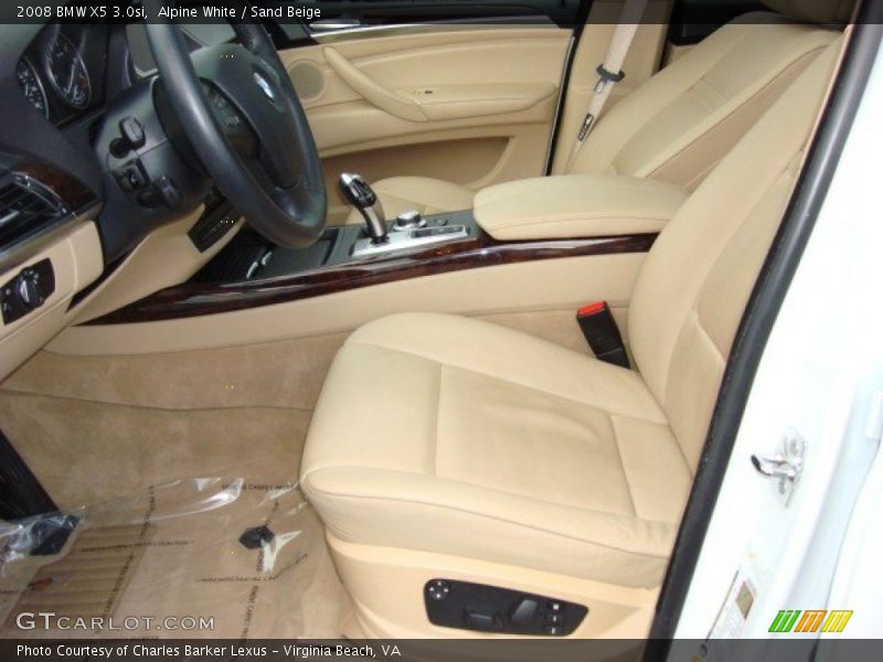 Alpine White / Sand Beige 2008 BMW X5 3.0si