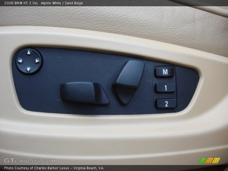 Alpine White / Sand Beige 2008 BMW X5 3.0si