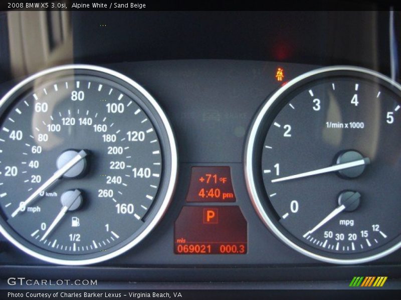 Alpine White / Sand Beige 2008 BMW X5 3.0si
