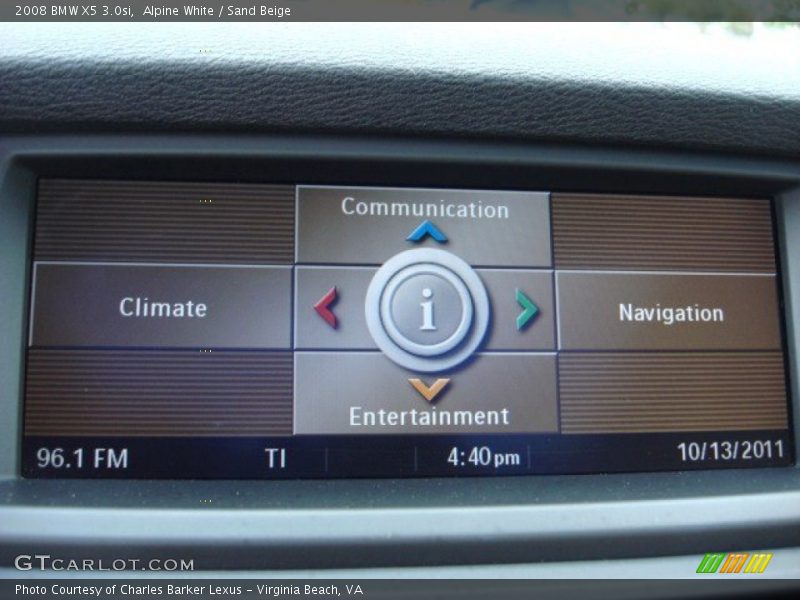 Alpine White / Sand Beige 2008 BMW X5 3.0si