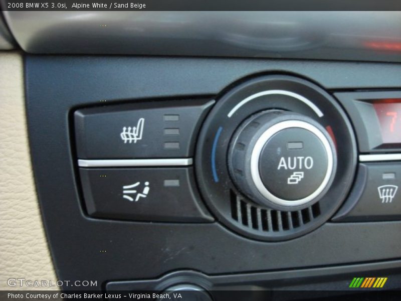 Alpine White / Sand Beige 2008 BMW X5 3.0si