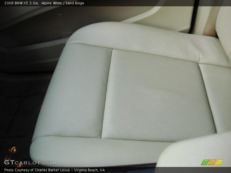 Alpine White / Sand Beige 2008 BMW X5 3.0si
