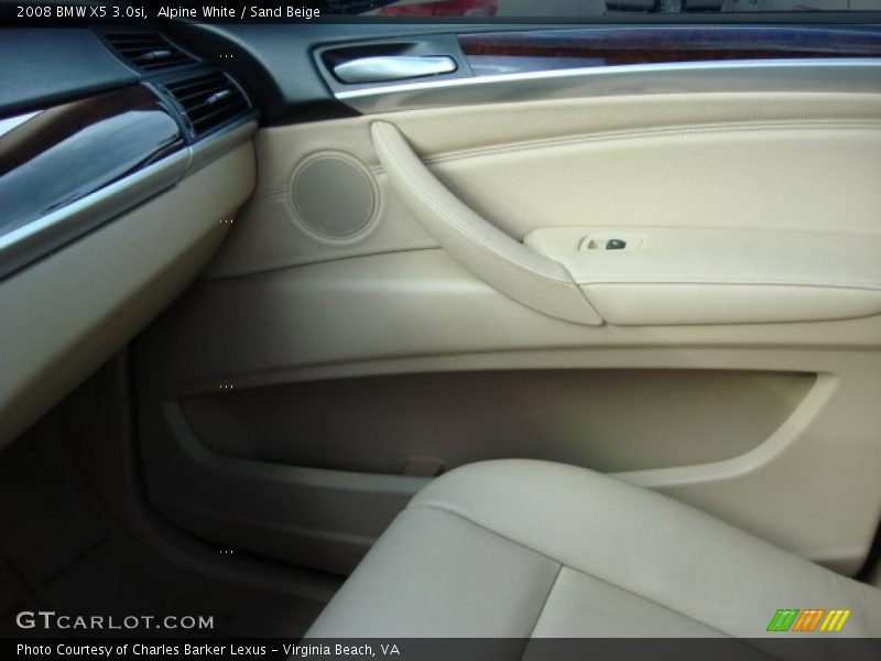 Alpine White / Sand Beige 2008 BMW X5 3.0si