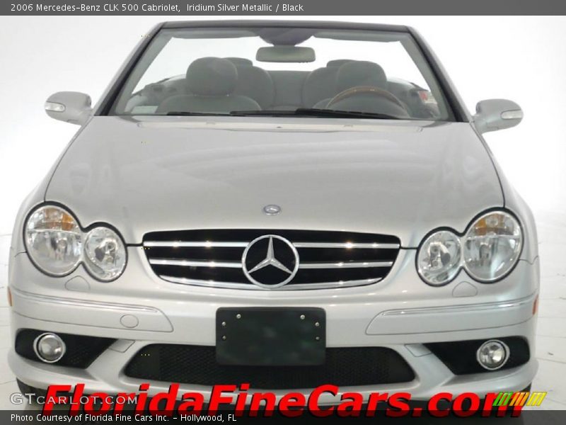 Iridium Silver Metallic / Black 2006 Mercedes-Benz CLK 500 Cabriolet