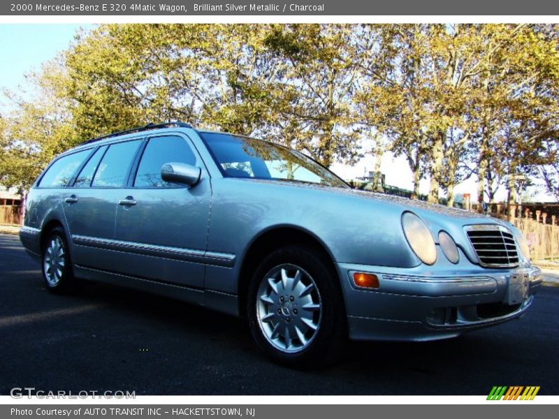 Brilliant Silver Metallic / Charcoal 2000 Mercedes-Benz E 320 4Matic Wagon