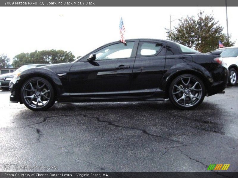 Sparkling Black Mica / Black 2009 Mazda RX-8 R3