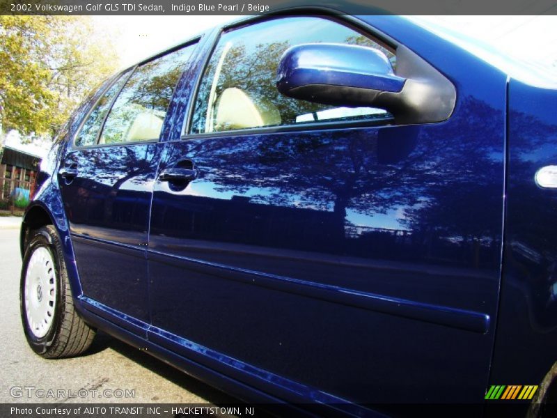 Indigo Blue Pearl / Beige 2002 Volkswagen Golf GLS TDI Sedan