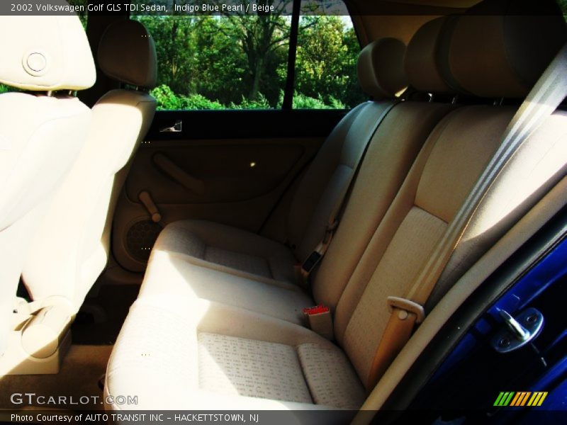 Indigo Blue Pearl / Beige 2002 Volkswagen Golf GLS TDI Sedan