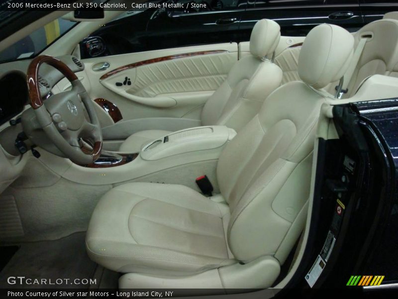 Capri Blue Metallic / Stone 2006 Mercedes-Benz CLK 350 Cabriolet