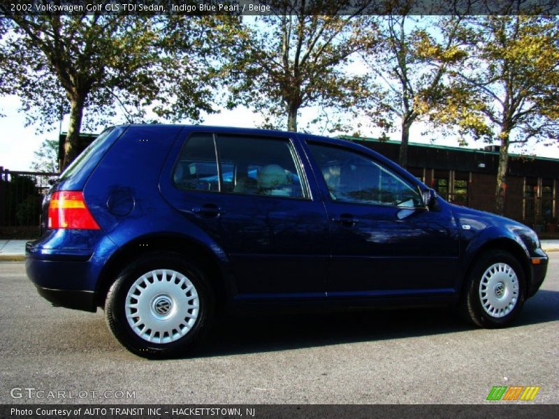 Indigo Blue Pearl / Beige 2002 Volkswagen Golf GLS TDI Sedan