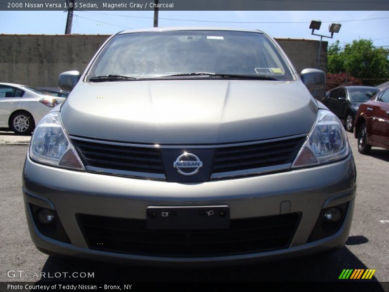Magnetic Gray / Charcoal 2008 Nissan Versa 1.8 S Sedan