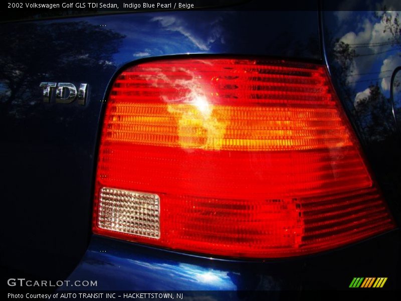 Indigo Blue Pearl / Beige 2002 Volkswagen Golf GLS TDI Sedan