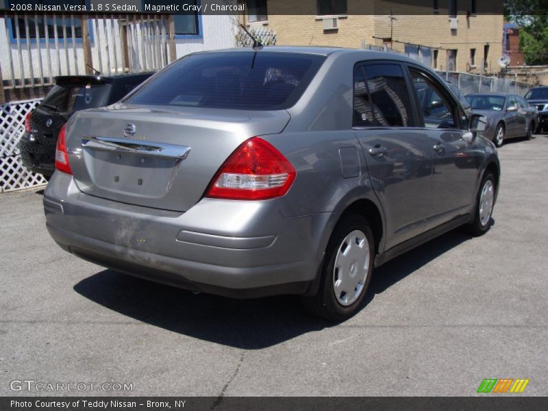 Magnetic Gray / Charcoal 2008 Nissan Versa 1.8 S Sedan