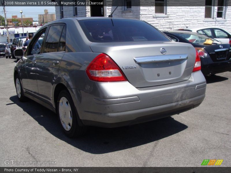 Magnetic Gray / Charcoal 2008 Nissan Versa 1.8 S Sedan