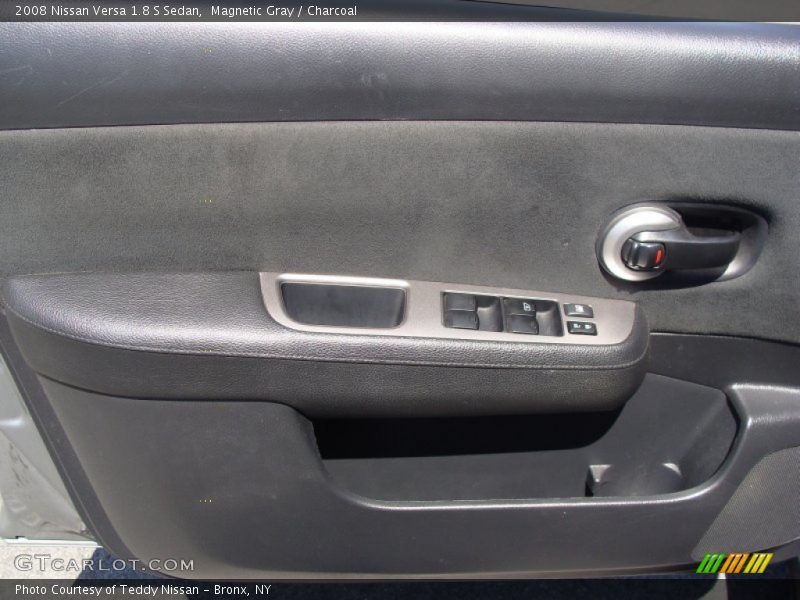 Magnetic Gray / Charcoal 2008 Nissan Versa 1.8 S Sedan