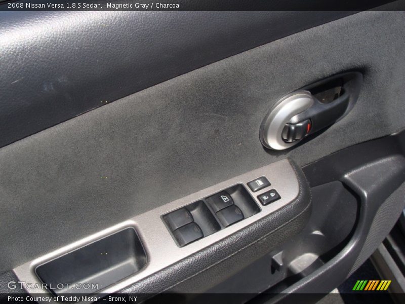 Magnetic Gray / Charcoal 2008 Nissan Versa 1.8 S Sedan